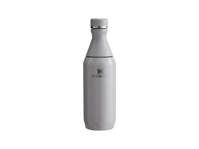 Stanley All Day Slim Bottle 350ml in acciaio riciclato 90%, freddo 3h, Ash Gloss