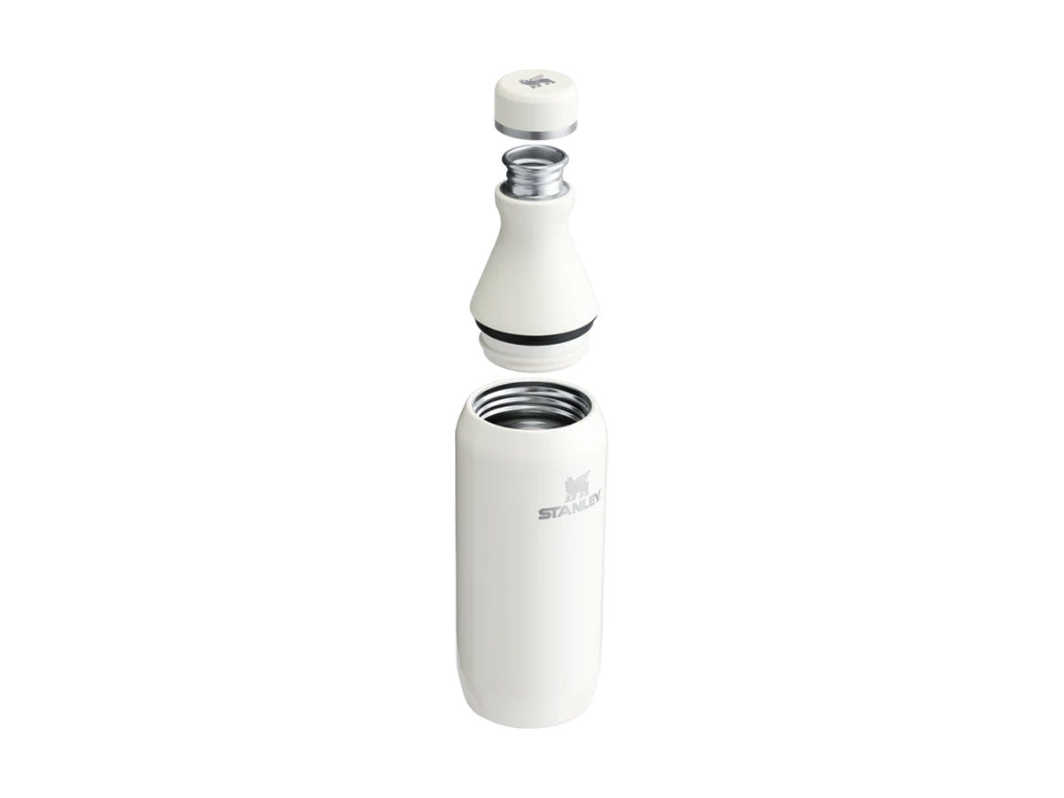 Stanley All Day Slim 350ml Cream Gloss - apertura a due parti e isolamento sottovuoto