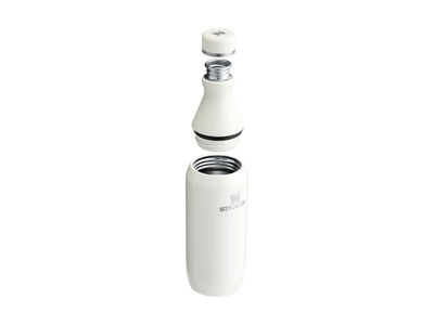 Stanley All Day Slim 350ml Cream Gloss - apertura a due parti e isolamento sottovuoto