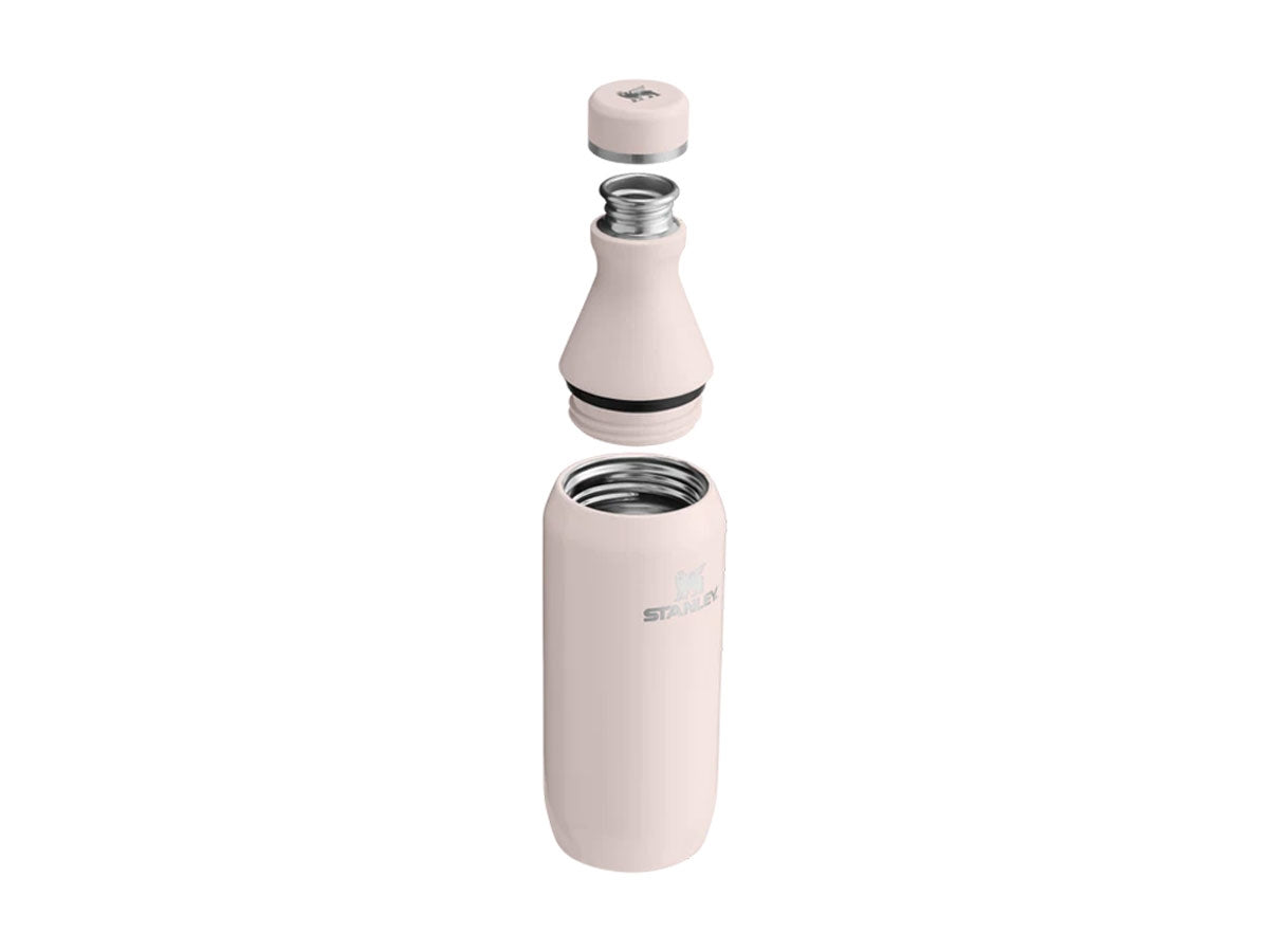 Stanley All Day Slim 350ml Rose Quartz - apertura a due parti e isolamento