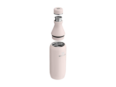 Stanley All Day Slim 350ml Rose Quartz - apertura a due parti e isolamento