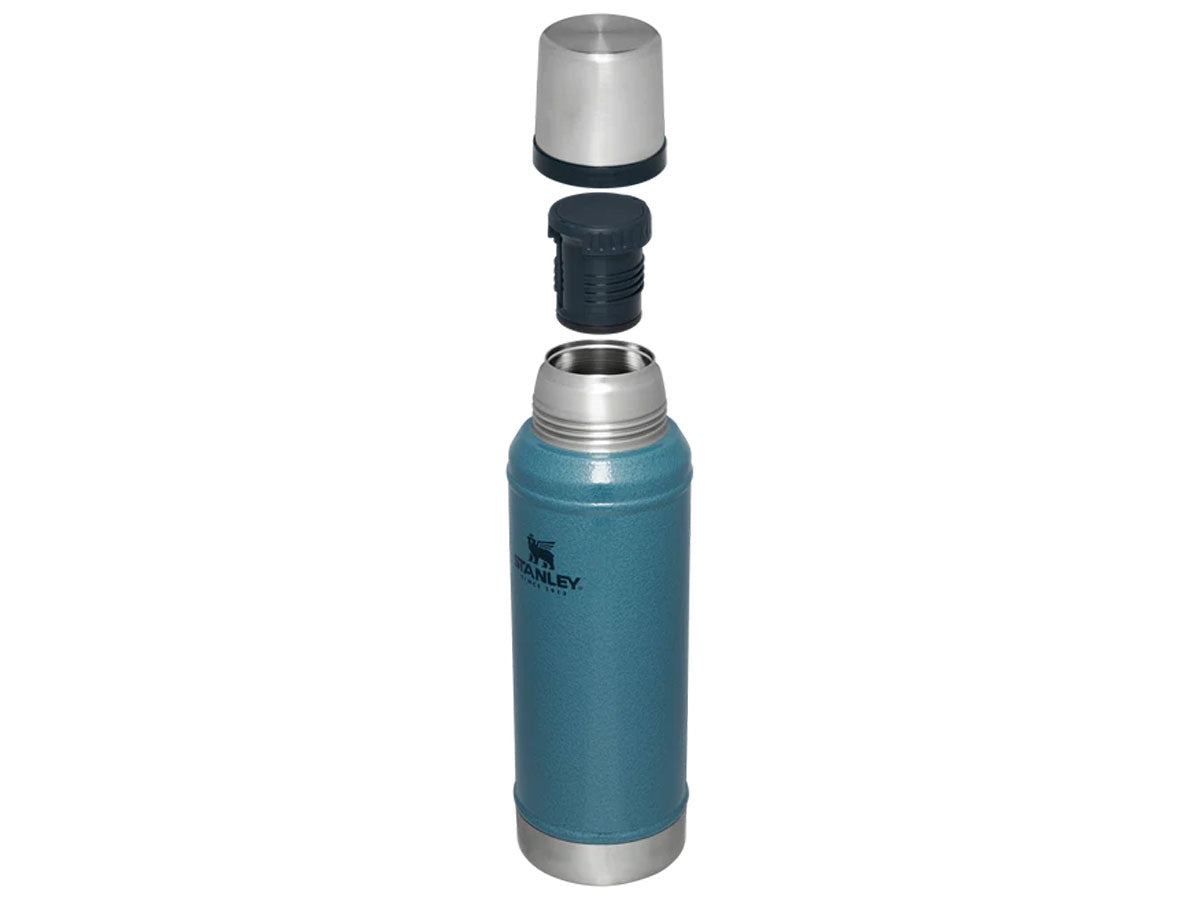 Stanley Classic Legendary 950ml Hammertone Lake - tappo twist-and-pour isolato