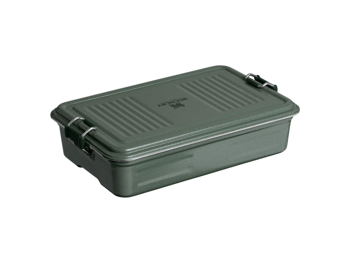 Stanley Classic Legendary Useful Box 2l in acciaio, BPA-Free, Hammertone Green
