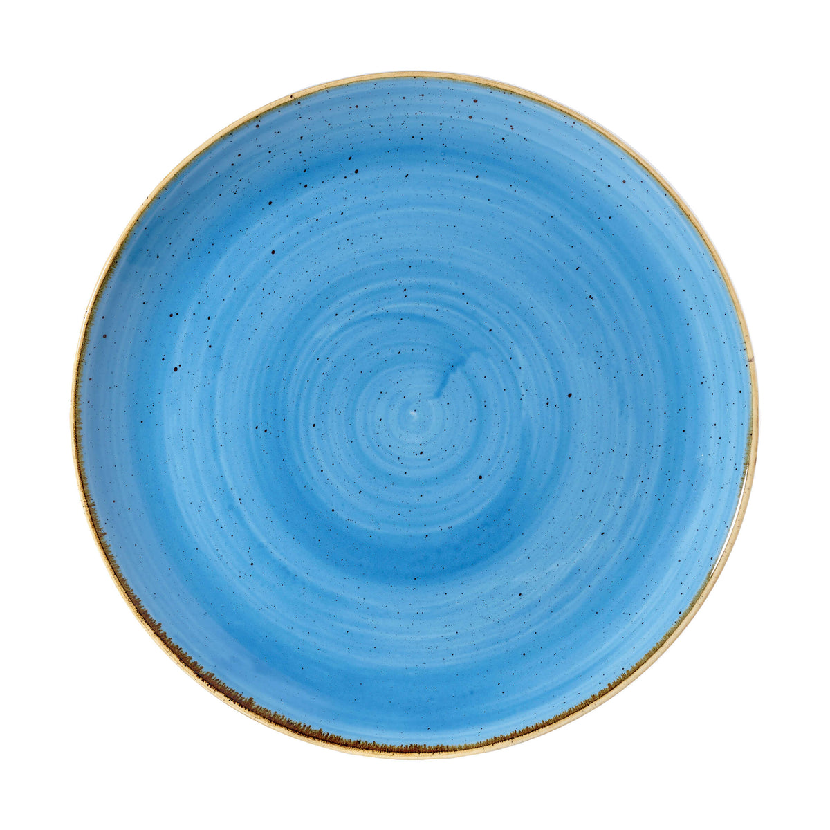 Churchill Stonecast Piatto Piano Blu Puntinato 32,4 cm 6 Pezzi