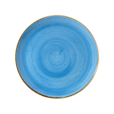 Churchill Stonecast Piatto Piano Blu Puntinato 28,8 cm 12 Pezzi
