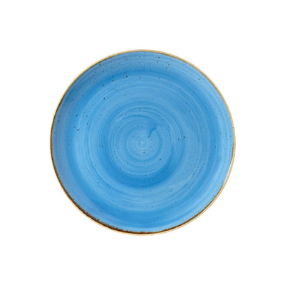 Churchill Stonecast Piatto Piano Blu Puntinato 26 cm 12 Pezzi