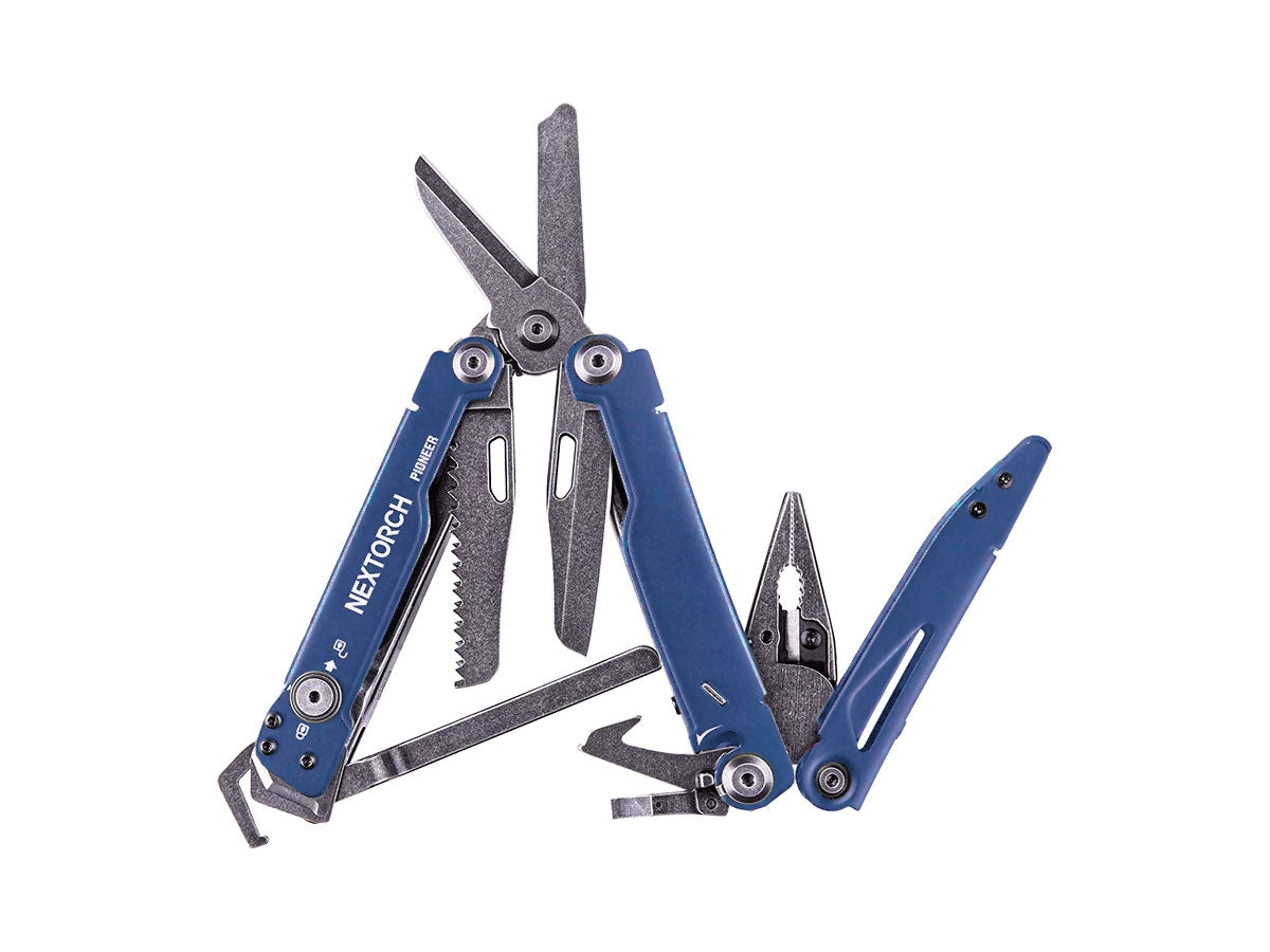 Nextorch Pioneer Professional Multitool (15 TOOLS) Guardian Blue