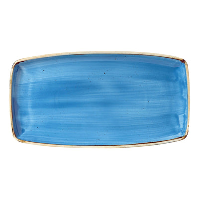 Churchill Stonecast Blu Vassoio Rettangolare 35x18,5 cm 6 Pezzi