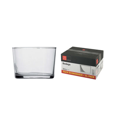 Bodega Bicchiere Mini Vetro Temperato 22,5 cl 36 Pezzi