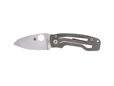 Spyderco PITS 2 C269TIP manico titanio, meccanismo senza blocco con doppi bracci a molla