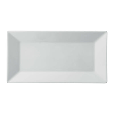 Saturnia Kimi Vassoio Rettangolare in Porcellana Bianca 34x18 cm 4 Pezzi