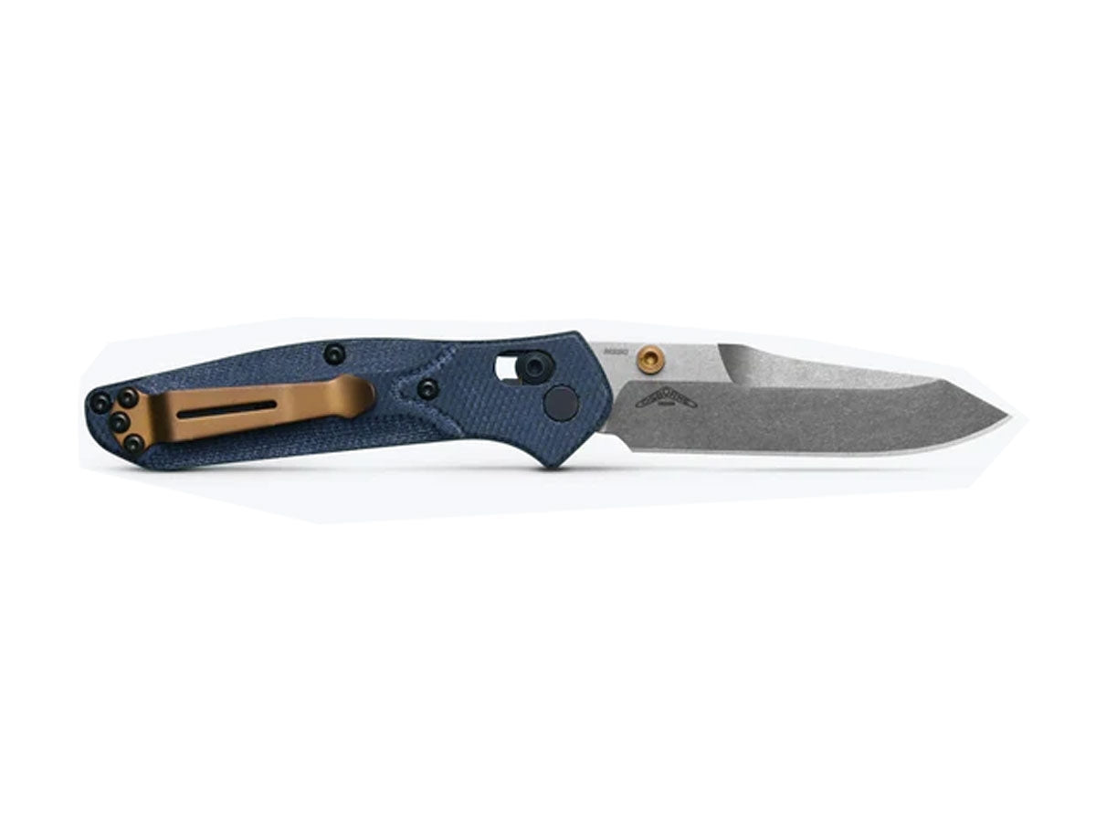 Benchmade Mini Osborne 945-04 Blue Denim Micarta - foto 2