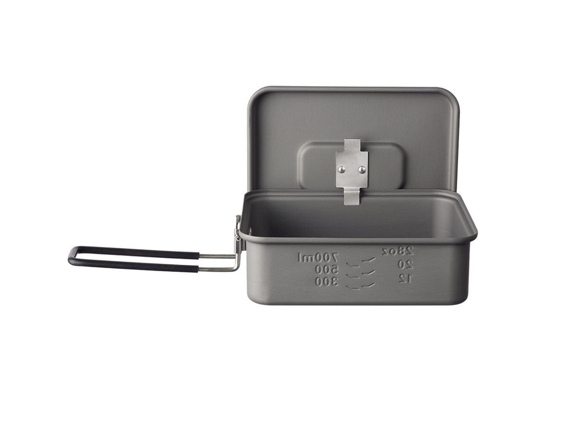 Esbit pentola campeggio 1200ml alluminio - manico pieghevole in acciaio rivestito silicone