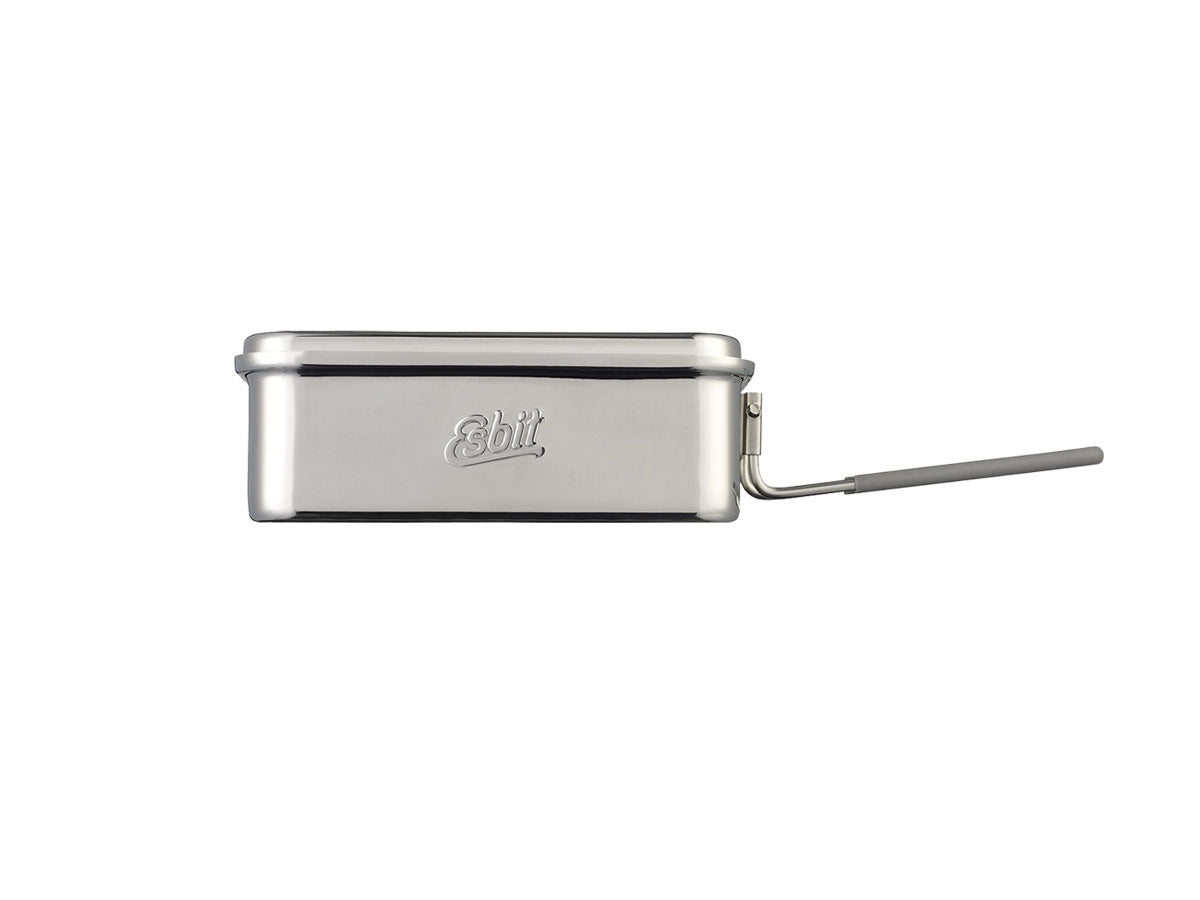 Esbit pentola campeggio 1200ml acciaio inox forma piatta usabile come padella