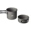Esbit set pentole campeggio 1000ml alluminio - scala ml oz e manici pieghevoli acciaio