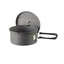 Esbit pentola campeggio 1100ml alluminio - coperchio con manico pieghevole