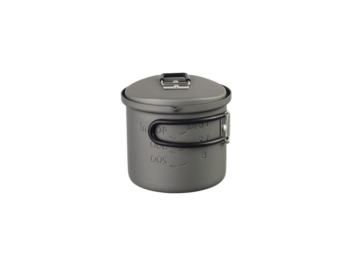 Esbit pentola campeggio 625ml alluminio - coperchio con manico pieghevole