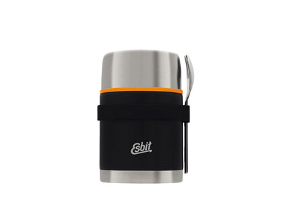 Caraffa termica Esbit Classic 750 ml Black con set posate incluso, veduta frontale