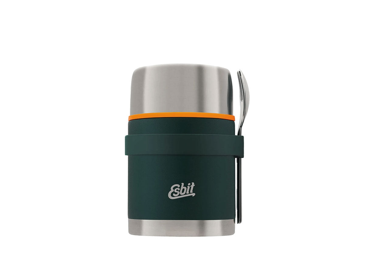 Caraffa termica Esbit Classic 750 ml Foliage Green con set posate in acciaio inox incluso
