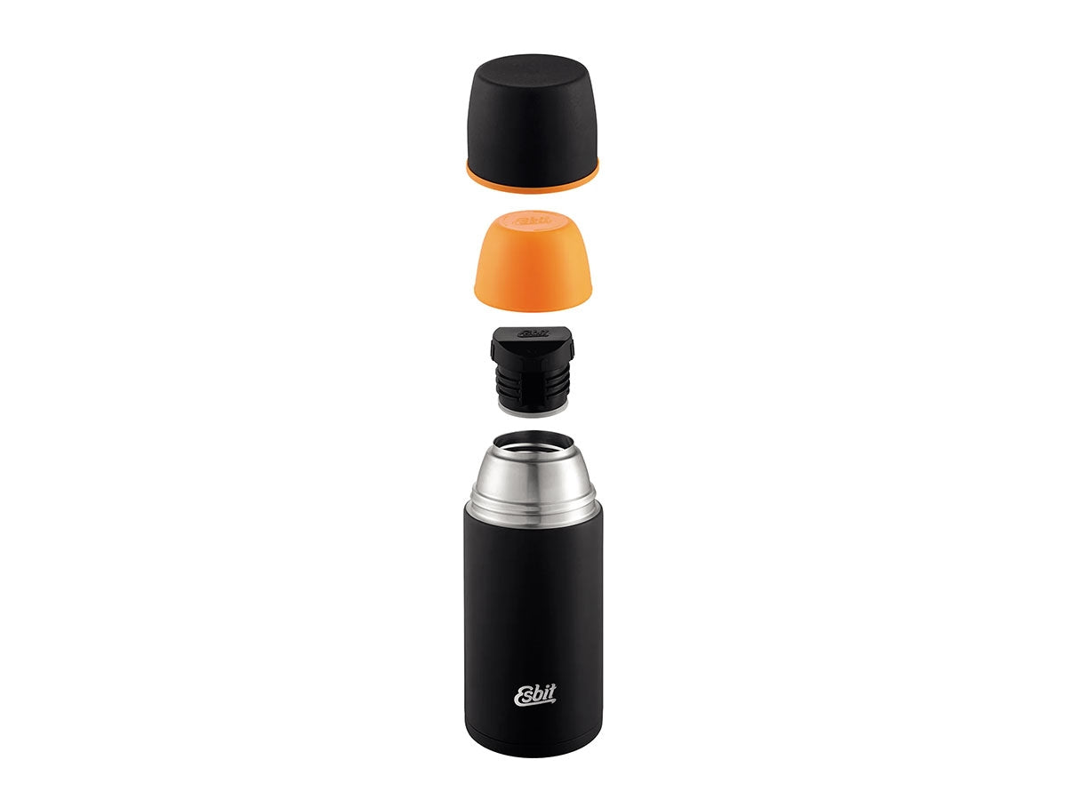 Esbit Classic thermos 750ml nero tappo e corpo dettaglio