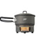 Set da cucina Esbit 1000 ml alluminio anodizzato con supporto combustibile solido, veduta aperto