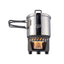 Set da cucina Esbit 585 ml in acciaio inossidabile con supporto combustibile solido, veduta aperto
