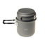 Set Esbit 985 ml alluminio, dettaglio scala graduata ml/oz e manici pieghevoli