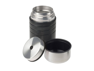 Esbit Majoris Food Jug 800ml Black - apertura ampia con verniciatura a polvere