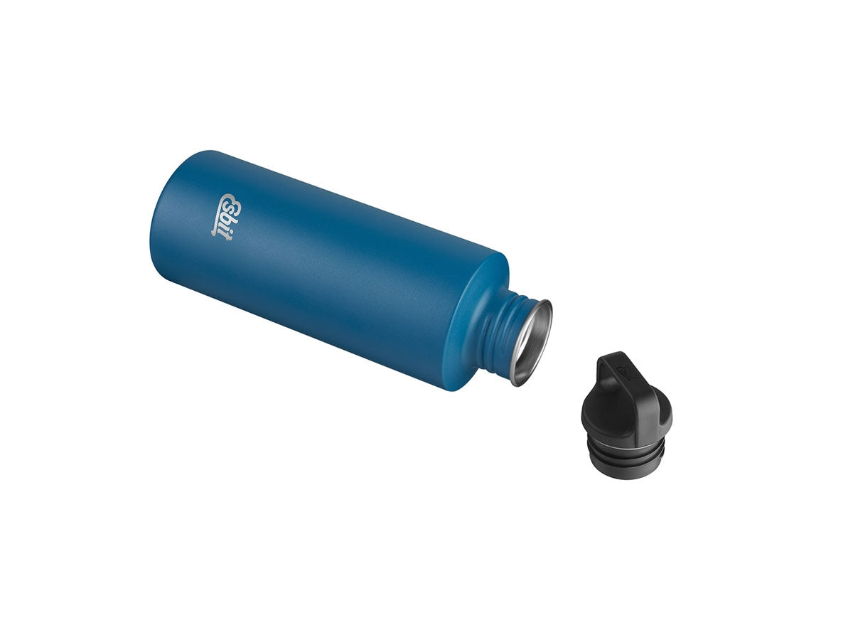 Dettaglio tappo borraccia Esbit Sculptor 750 ml Polar Blue, verniciatura a polvere