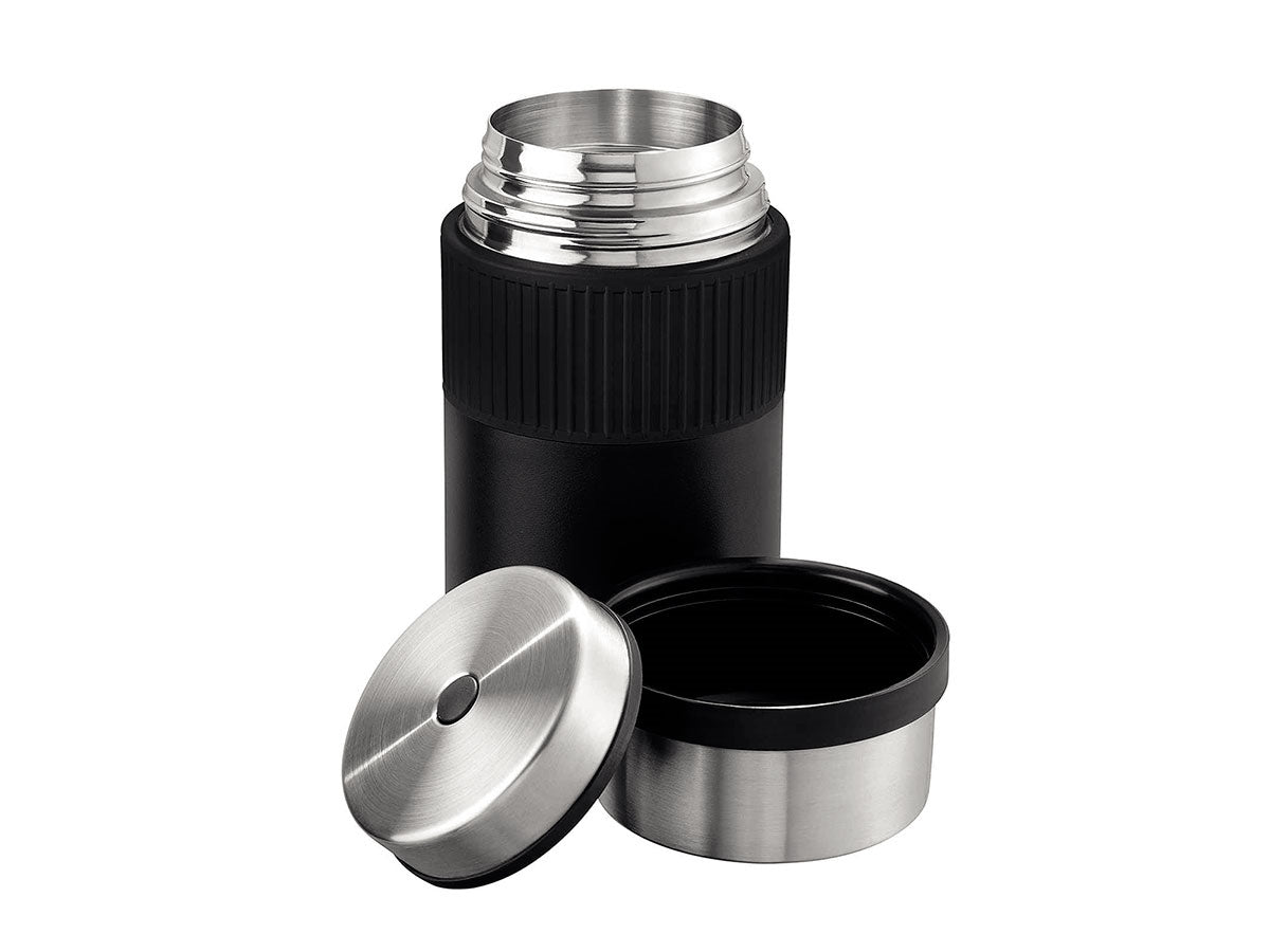 Esbit Sculptor Food Jug 1000ml Black sleeve - chiusura con pulsante rilascio pressione