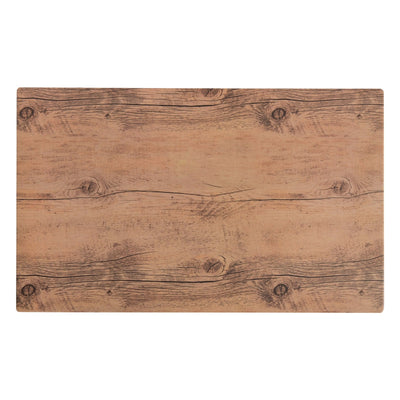 Tognana Vassoio Rettangolare Gastronorm 1/1 in Melamina Effetto Legno 53x32,5 cm 2 Pezzi