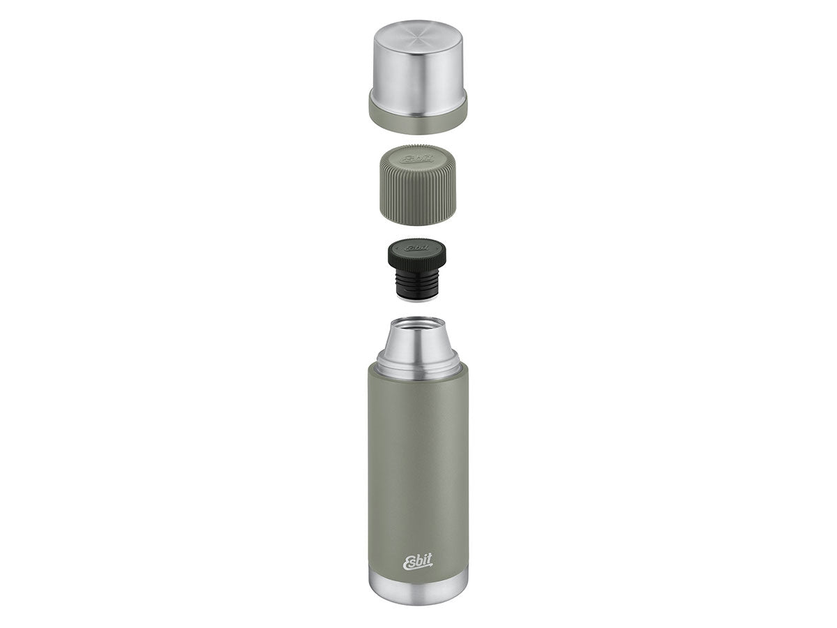 Esbit Sculptor thermos 1000ml grigio pietra vista laterale