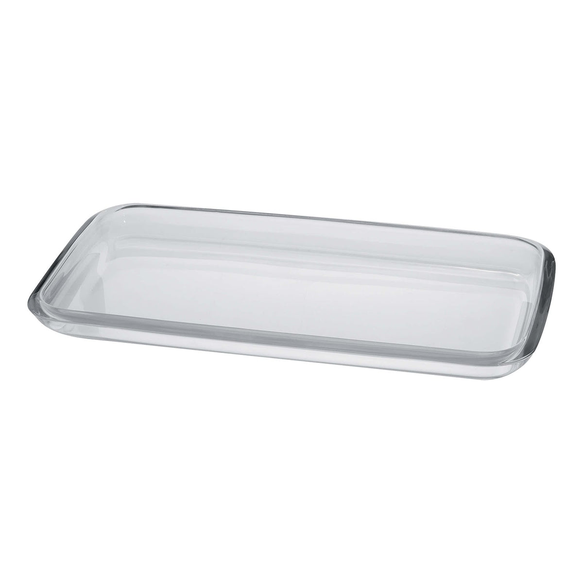 VDV Ducale Vassoio Rettangolare in Vetro 36x20 cm