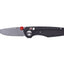 ANV Knives A090 BB STONEWASH SANDVIK G10 BLACK / ALOCK ANVA090-001