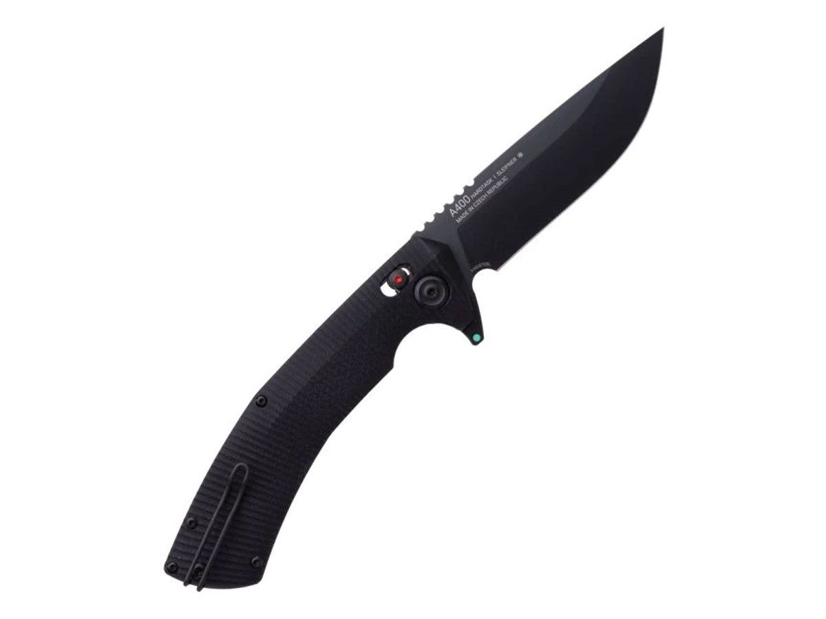 ANV Knives A400 BB DLC SLEIPNER G10 BLACK / ALOCK ANVA400-001