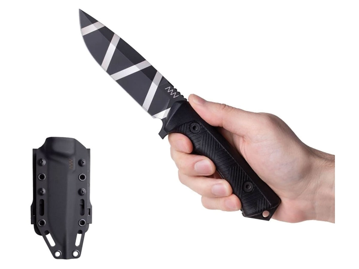 ANV Knives P250 CERAKOTE CAMO GRNPU BLACK KYDEX BLACK ANVP250-001