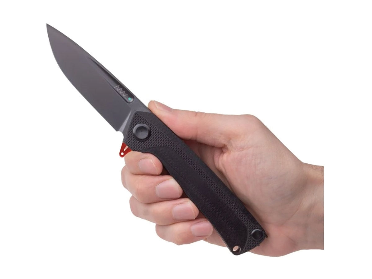 ANV Knives Z200 PLUS BB DLC G10 BLACK ANVZ200PLUS-002