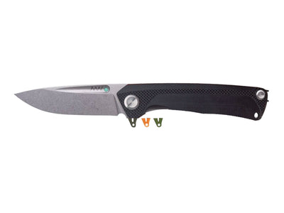 ANV Knives Z200 PLUS BB STONEWASH G10 BLACK ANVZ200PLUS-001