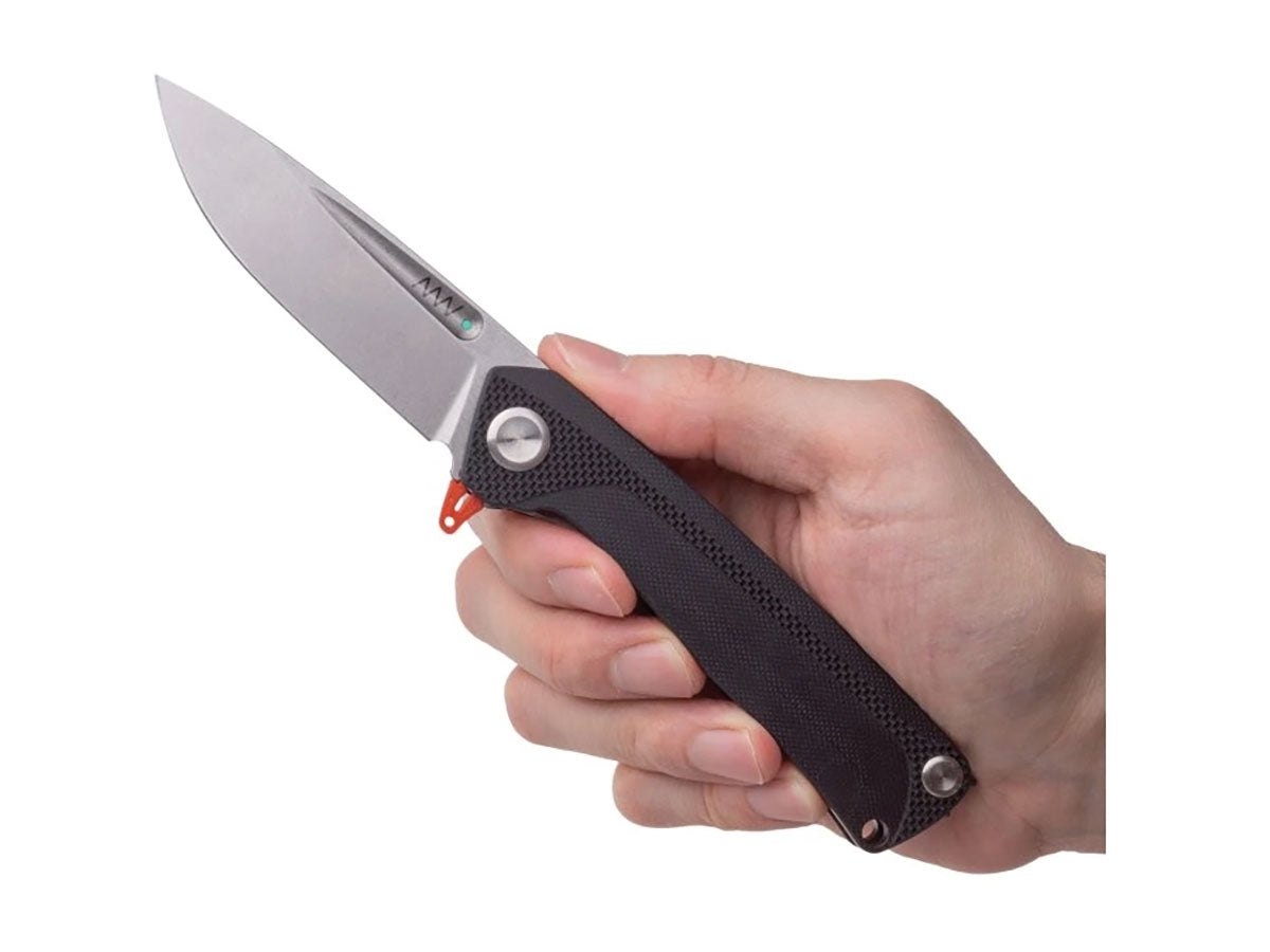 ANV Knives Z200 PLUS BB STONEWASH G10 BLACK ANVZ200PLUS-001