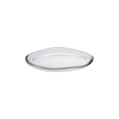 Barena Vassoio Tondo in Vetro 21 cm H 2,5 12 Pezzi