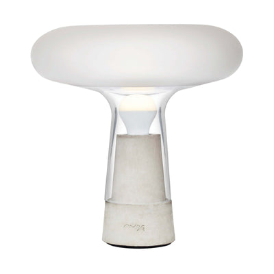 Pasabahce Orion Lampada in Vetro Satinato con Base in Pietra 32 cm
