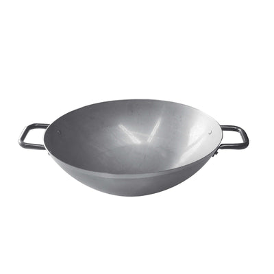 Pinti Wok 2 Manici in Ferro Pesante Ø 36 cm