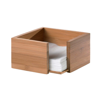 Portatovaglioli in Bamboo 19x19 cm H 10 cm