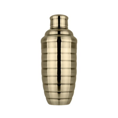 Shaker Cobbler Bomber Acciaio Inox Placcato Bronzo 50 cl