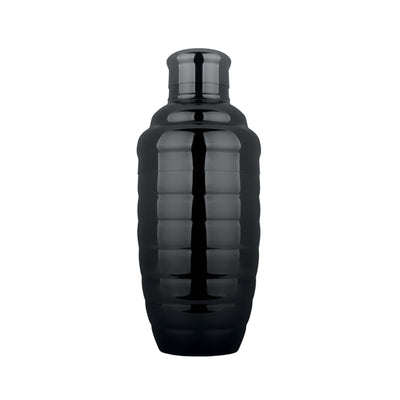 Shaker Cobbler Bomber Acciaio Inox Placcato Nero 50 cl