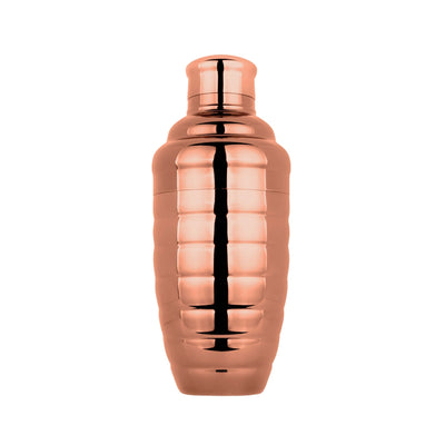 Shaker Cobbler Bomber Acciaio Inox Placcato Rame 50 cl