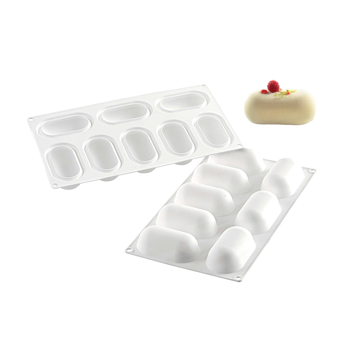Stampo in Silicone Microflex Pillow 8 Forme 8,2x4,3 cm