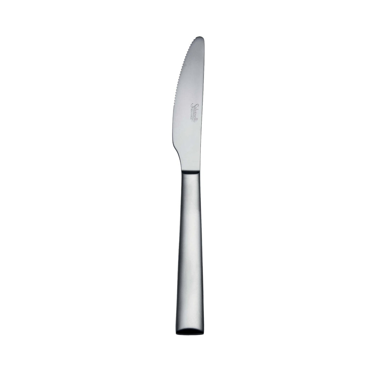 Salvinelli VIP Ice Coltello da Tavola Manico Pieno Inox 18/10 Satinato 12 Pezzi
