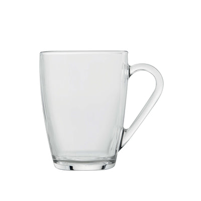 Icon Tazza Mug in Vetro Temperato Trasparente 32 cl 6 Pezzi