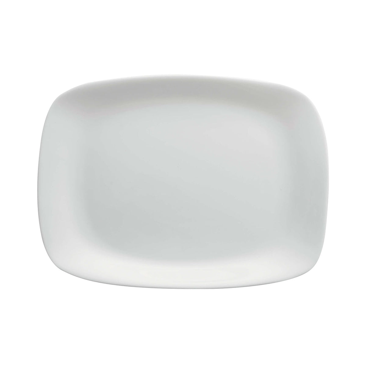 Parma Vassoio Rettangolare in Vetro Bianco 28x21 cm 6 Pezzi